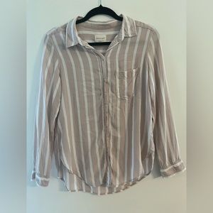 American Eagle Oversized Button Up Top